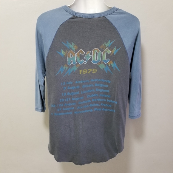 Junk Food AC/DC T-shirt Tee European Tour 1979 XS - Picture 6 of 12